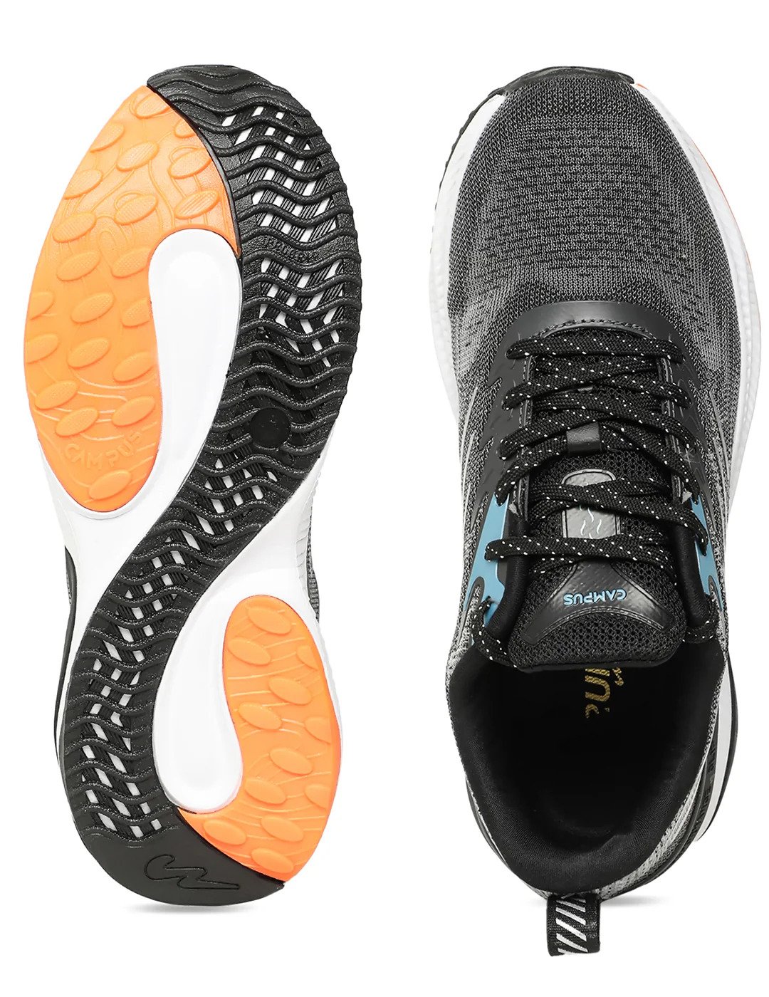 CAMP-SPUNKY Black Men's Running Shoes - Image 3
